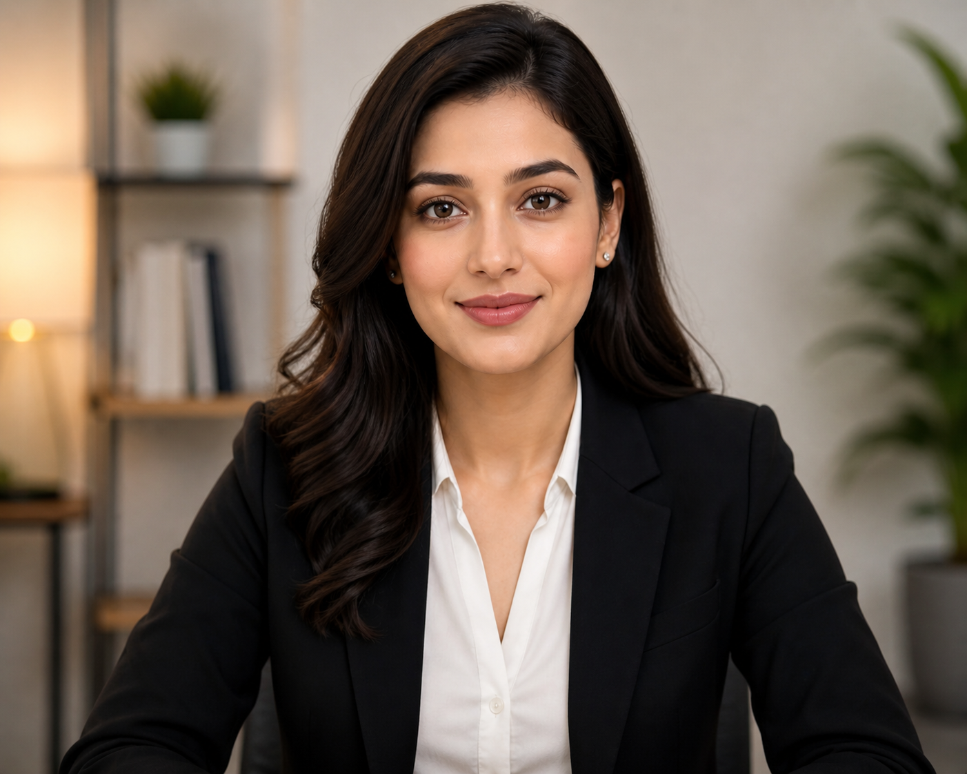 Candidate answering an interview question by voice