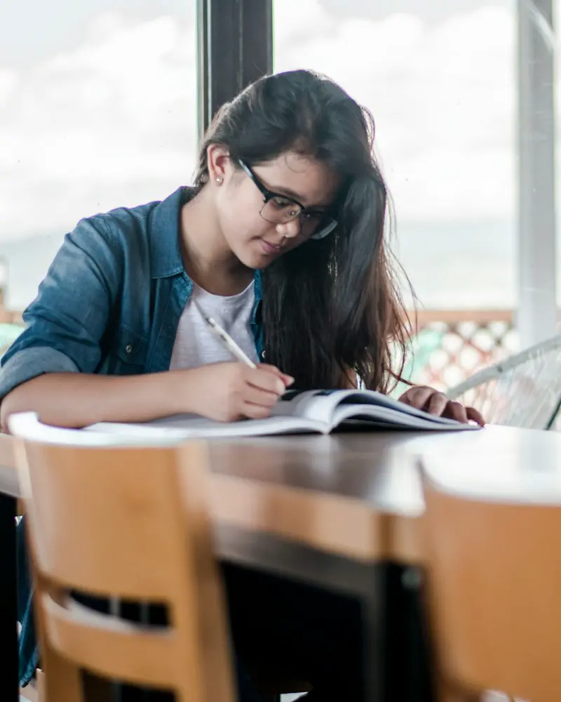 A final-year student preparing for campus interviews.